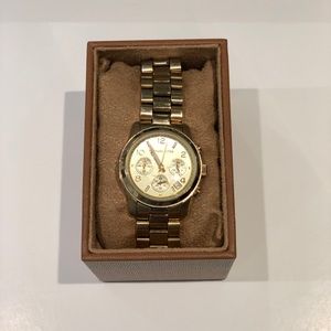 Michael Kors Gold Chronograph watch